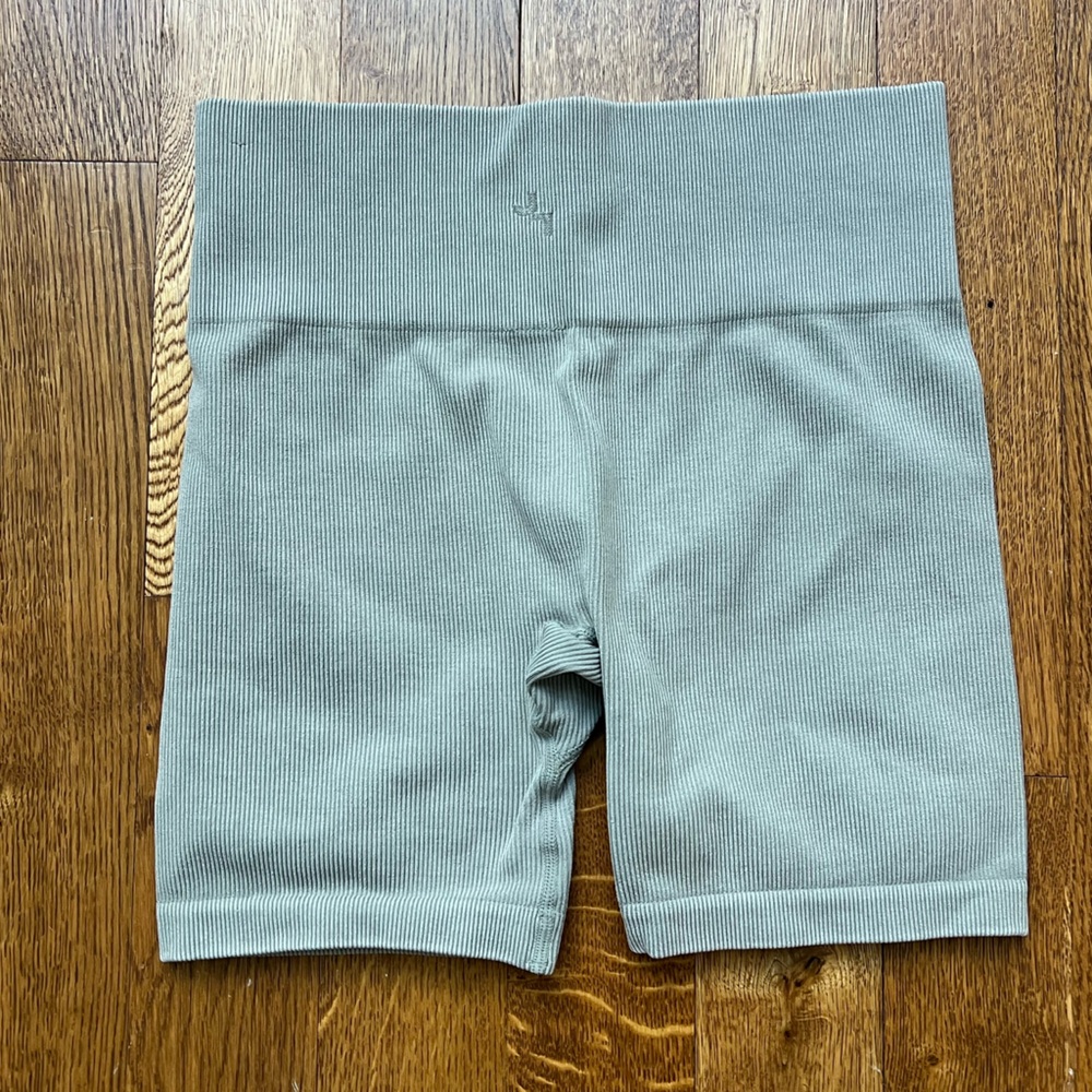 JoyLab Ribbed Bike Shorts - Gray - Picture 2 of 4